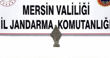 Mersin'de Roma Dönemine Ait Meryem Ana Heykeline El Konuldu 