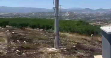 Mersin’de yangın yaklaşık 6 dekar bahçeye zarar verdi