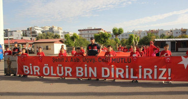 Mersinli Şehit Celil Mutlu'yu Unutmadılar