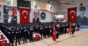 Merzifon POMEM’de 162 polis adayı mezun oldu