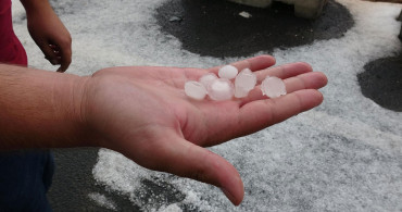Meteoroloji Uyardı! Edirne'de Dolu Yağdı