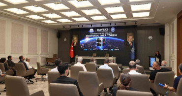 meteoroloji uydusu kay-sat için melikgazi belediyesi’nde işbirliği protokolü