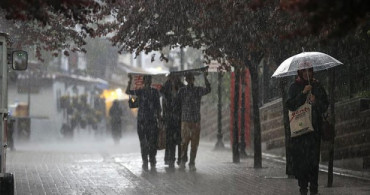 Meteoroloji'den Kuvvetli Yağmur Uyarısı
