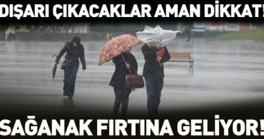 Meteorolojiden Sağanak Uyarısı