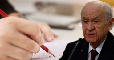 MHP Genel Başkanı Bahçeli, YKS'de Barajın Düşürülmesini İstedi