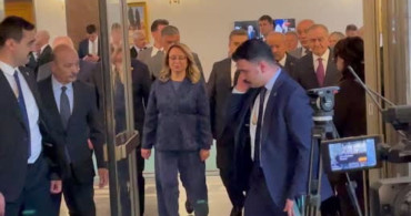 MHP Grup Toplantısında Milli Takıma Marş Dinletisi