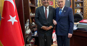 MHP lideri Bahçeli, Diyarbakır milletvekili Tanrıkulu ile bir araya geldi