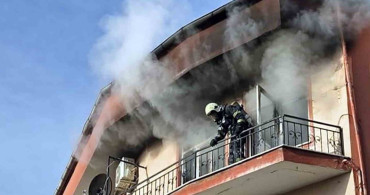 Milas'ta Apartman Yangını Paniğe Neden Oldu