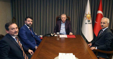 Milletvekilleri şahin ve keskinkılıç, cumhurbaşkanı erdoğan ile karabük'ü görüştü