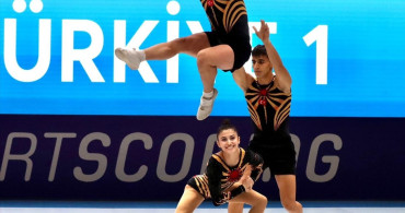 Milli Aerobik Cimnastikçiler Avrupa Şampiyonası'nda Finale Yükseldi