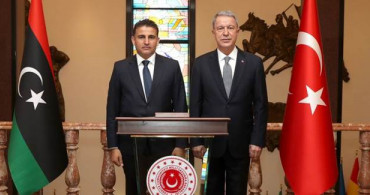 Milli Savunma Bakanı Akar ile Libyalı Mevkidaşı Nemruş Görüştü