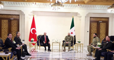 Milli Savunma Bakanı Güler ve Suriye Savunma Bakanı Ebu Kasra Arasında İkili Görüşme