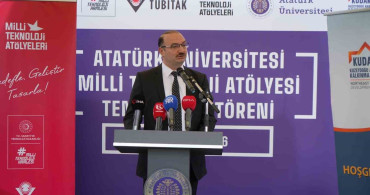 Milli Teknoloji Atölyesi Erzurum'da Hayata Geçiyor