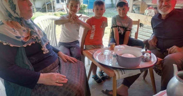 Minik kalplerden vefa dolu ziyaret