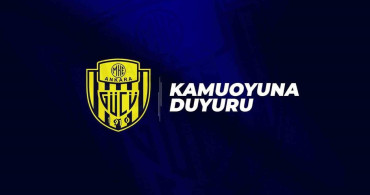 MKE Ankaragücü'nden Transfer Yasağı Açıklaması