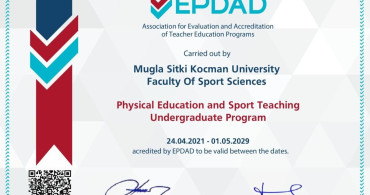 Msku spor bilimleri fakültesi beden eğitimi programı yeniden akredite edildi
