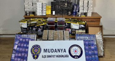 Mudanya'da Kaçak Tütün Operasyonu: 39 Bin 585 Makaron Ele Geçirildi