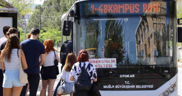 Muğla büyükşehir Belediyesi'nden ücretsiz ulaşım desteği