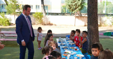 Muğla İl Milli Eğitim Müdürü Emre Çay, minik öğrencilerle bir araya geldi