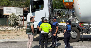 Muğla'da beton mikserlerine yönelik denetimler devam ediyor