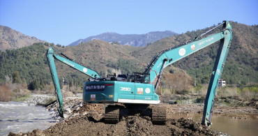Muğla'da Dalaman Çayı Taşkın Önleme Çalışmaları