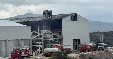 Muğla'da Fabrika Yangını Kontrol Altına Alındı