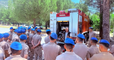 Muğla'da Jandarmaya Orman Yangını Eğitimi