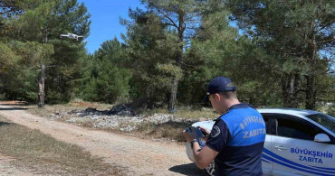 Muğla'da kaçak hafriyat denetimi fotokapan ve drone ile yapılacak