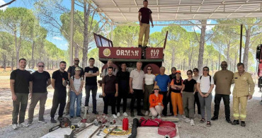 Muğla’da orman yangın gönüllüsü eğitimleri sürüyor