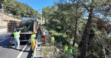 Muğla'da Orman Yangınları İçin Temizlik Çalışmaları