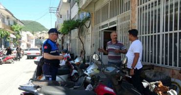 Muğla'da zabıta ekiplerinden motosiklet tamircilerine sıkı denetim