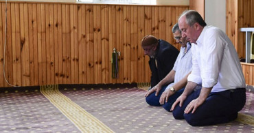 Muharrem İnce Cuma Namazını Köy Camisinde Kıldı