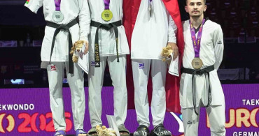 Münih'teki Avrupa Taekwondo Şampiyonası'nda 6 Madalya Kazanıldı