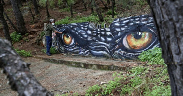 Mural Sanatçısı Axel Mengü Fethiye'yi Renklendiriyor