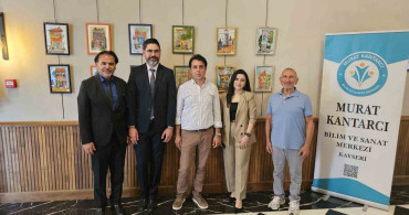 Murat Kantarcı Bilim ve Sanat Merkezi'nde renk ve iz sergisi açıldı