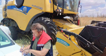 Muratlı’da biçerdöver denetimleri devam ediyor