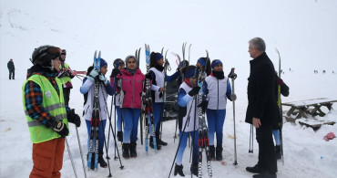 Muşlu Kayakçılar Dondurucu Soğukta Şampiyonaya Hazırlanıyor