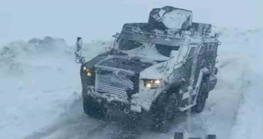 Muş'ta Yoğun Kar Yağışı Nedeniyle 20 Köy Yolu Kapandı