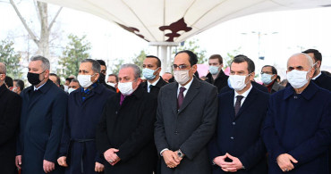 Mustafa Şentop, Tarihçi Mehmet Genç'in Cenazesine Gitti