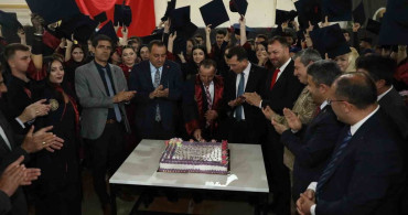 Narman Meslek Yüksekokulu'nda Mezuniyet Coşkusu