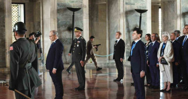 NATO heyetinden Anıtkabir’e ziyaret