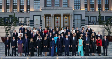 NATO liderleri külliye’de aile fotoğrafında bir araya geldi