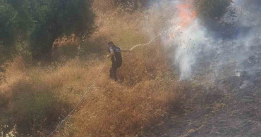 Nazilli Belediyesi ekipleri Bozyurt’taki yangın söndürme çalışmalarına destek veriyor