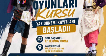 Nazilli Belediyesi halk oyunları yaz dönemi kursları başlıyor