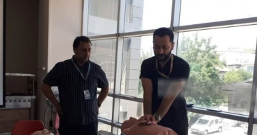 Nazilli devlet hastanesi'nden kuyucak ilçe devlet hastanesi'ne hizmet içi eğitim desteği