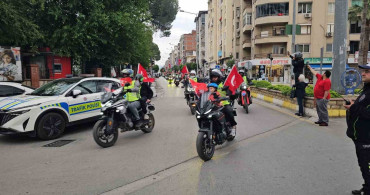 Nazilli'de Gençlik Bayramı Coşkusu İki Tekerle Kutlandı
