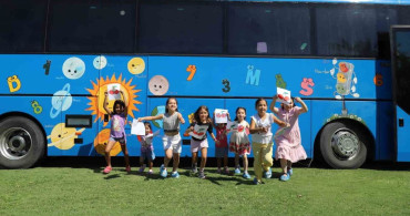 Nazilli'de Mobil Oyun Otobüsü Çocuklarla Buluşuyor