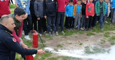 Nazilli'de Öğrencilere Yangın Güvenliği Eğitimi
