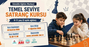 Nevşehir Belediyesi'nden çocuklara satranç kursu