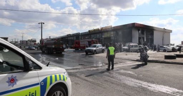 Nevşehir'de oto tamirhanesinde yangın: dumandan etkilenen 5 kişi hastaneye kaldırıldı